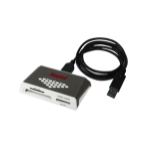 Kingston Technology USB 3.0 High-Speed Media Reader lecteur de carte mémoire USB 3.2 Gen 1 (3.1 Gen 1) Gris, Blanc