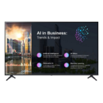 LG 50PK640S0UB signage display Digital signage flat panel 50" LED 300 cd/m² 4K Ultra HD Black Built-in processor WebOS 16/7