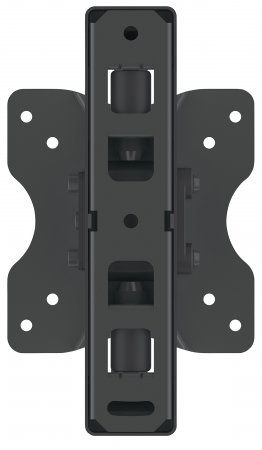 Manhattan Monitor/TV Wall Mount, Full Motion (3 pivots & tiltable), 1 screen, 13-27", Vesa 75x75 to 100x100mm, 20kg, Black, Box