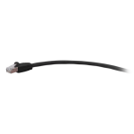 C2G 3ft (0.9m) TAA-Compliant F-Series Cat5e Snagless Shielded (STP) Network Cable - Black