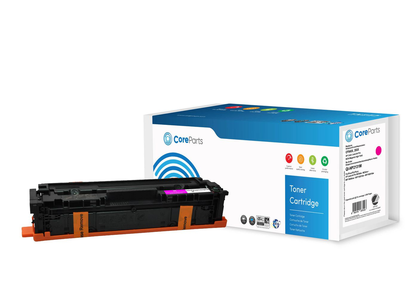 Image of CoreParts QI-HP2131M toner cartridge 1 pc(s) Compatible Magenta