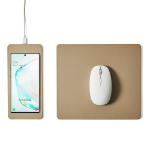 POUT Splitted mouse pad with high-speed charging HANDS 3 SPLIT latte cream