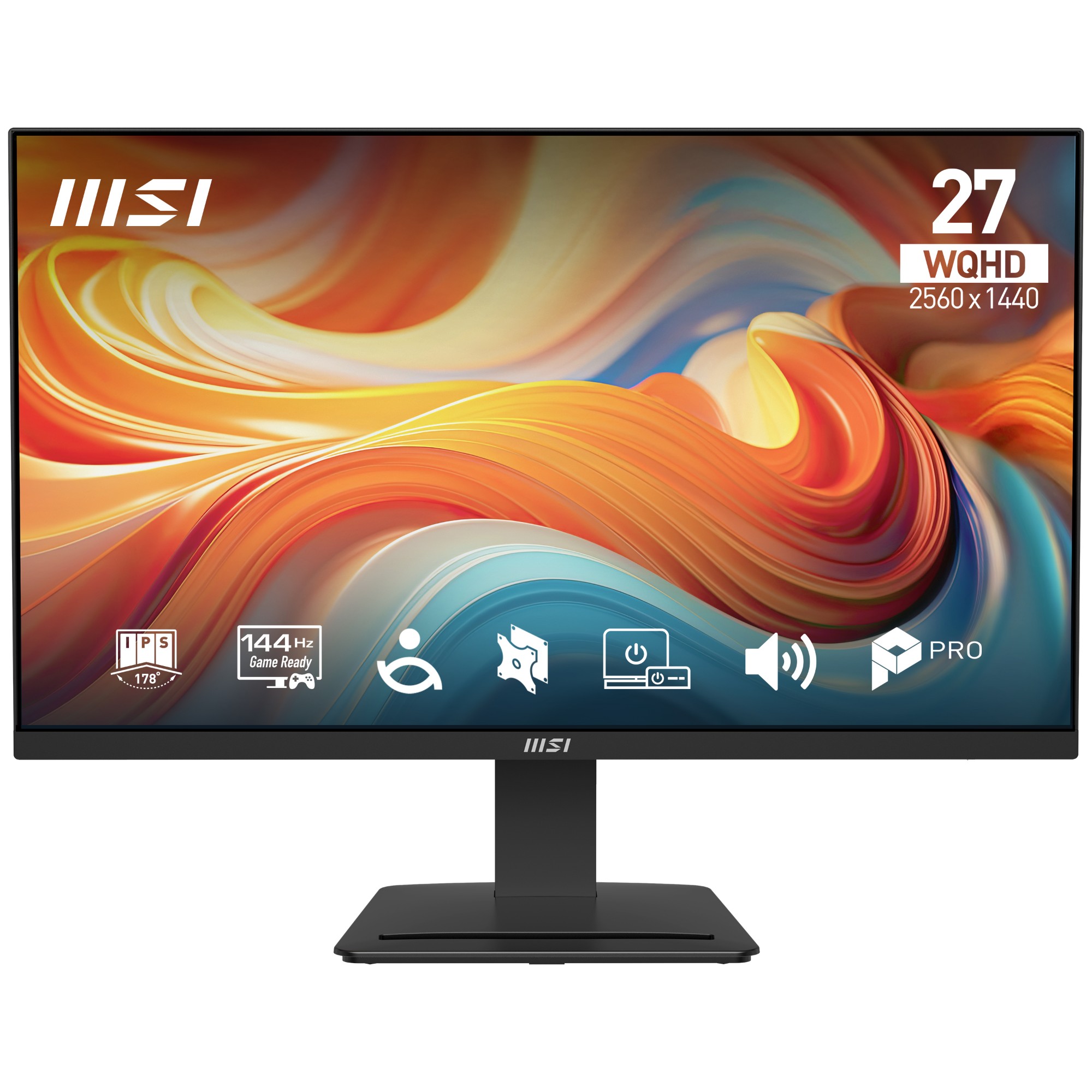 Msi Black Pro Mp273q E14 Computer Monitor 68.6 Cm (27") 2560 X 1440 Pix