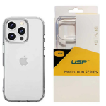 USP Apple iPhone 16 Pro (6.3') Clear Rock Shockproof Case - Ultra-Thin, Lightweight, Non-Slip, Multi-Layer, Strong And Durable Materials