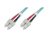 AddOn Networks SC - SC, LOMM, OM4, 3m InfiniBand/fibre optic cable 118.1" (3 m) OFC Turquoise