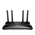 TP-Link AX1800 wireless router Gigabit Ethernet Dual-band (2.4 GHz / 5 GHz) Black