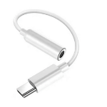 JLC JLCTC-3.5AJC audio cable 0.11 m 3.5mm USB Type-C White