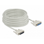 DeLOCK 83682 seriële kabel Beige 20 m D-Sub 25 Pin