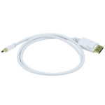 Monoprice 6006 DisplayPort cable 36" (0.914 m) Mini DisplayPort White