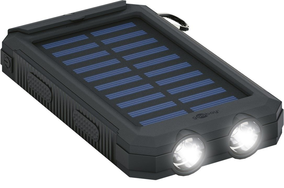 49216 GOOBAY Outdoor Powerbank Solar 8.0 - 8000 mAh