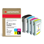 AgfaPhoto APHP940SETXL inktcartridge 4 stuk(s) Compatibel Hoog (XL) rendement Zwart, Cyaan, Magenta, Geel