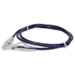 AddOn Networks ADD-7FSLCAT6A-PE networking cable Purple 83.9" (2.13 m) Cat6a U/UTP (UTP)