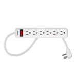 Monoprice 27846 power extension 35.8" (0.91 m) 7 AC outlet(s) Indoor White