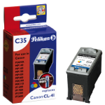 Pelikan CL-41 inktcartridge Cyaan, Magenta, Geel