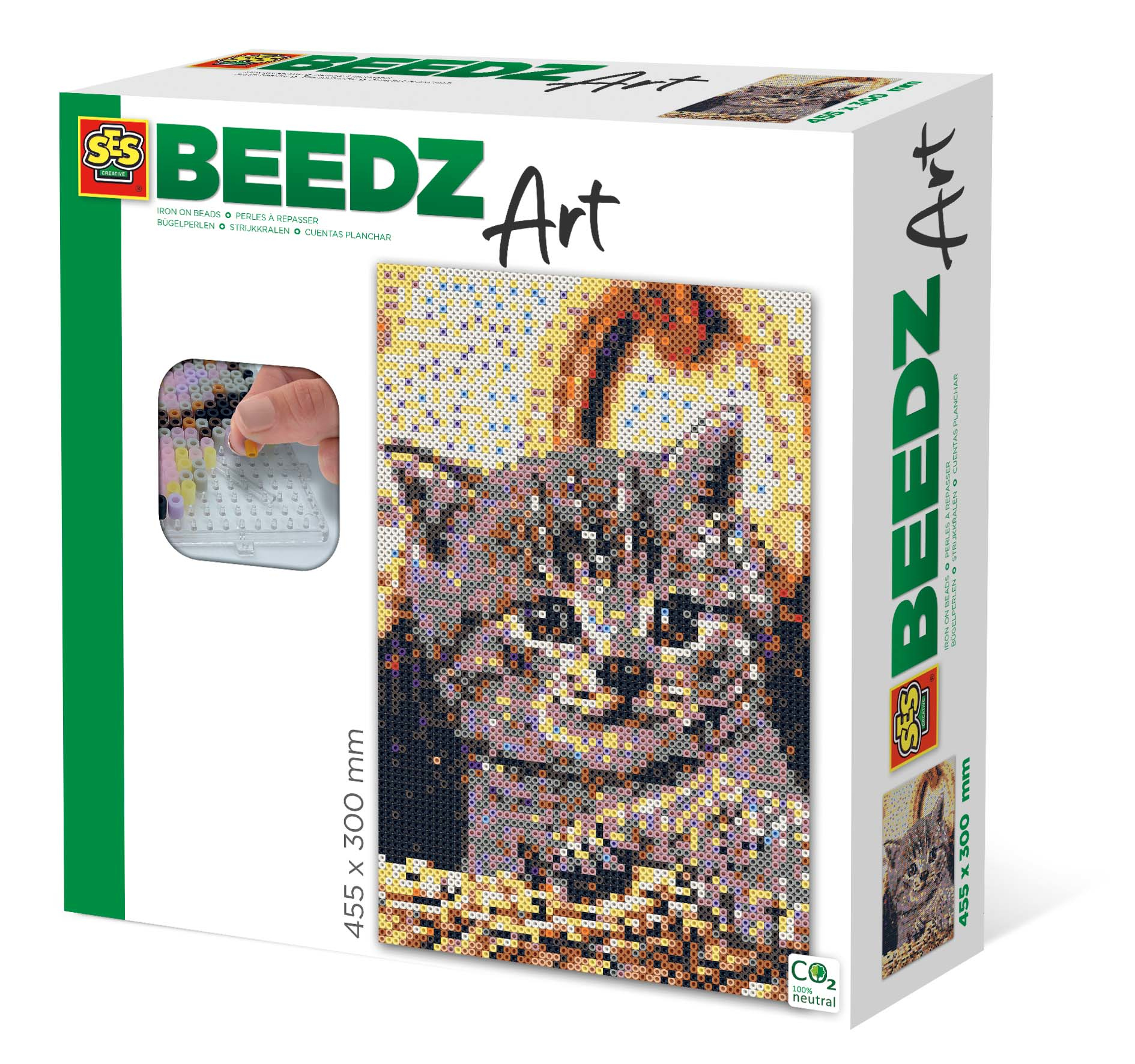 SES Creative Beedz art - Cat