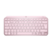 Logitech MX Keys Mini Tastatur Universal RF Wireless + Bluetooth QWERTY Nordisch Pink