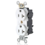 Leviton M5362-SW socket-outlet NEMA 5-20R White