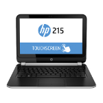 HP 215 G1 AMD A6 A6-1450 Laptop 11.6" Touchscreen 4 GB DDR3-SDRAM 320 GB HDD Windows 8.1 Silver