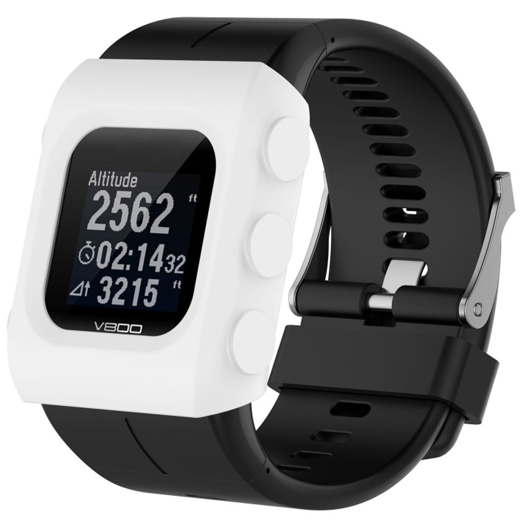 EU Product - V800 Silicone protective watch case - White thumbnail