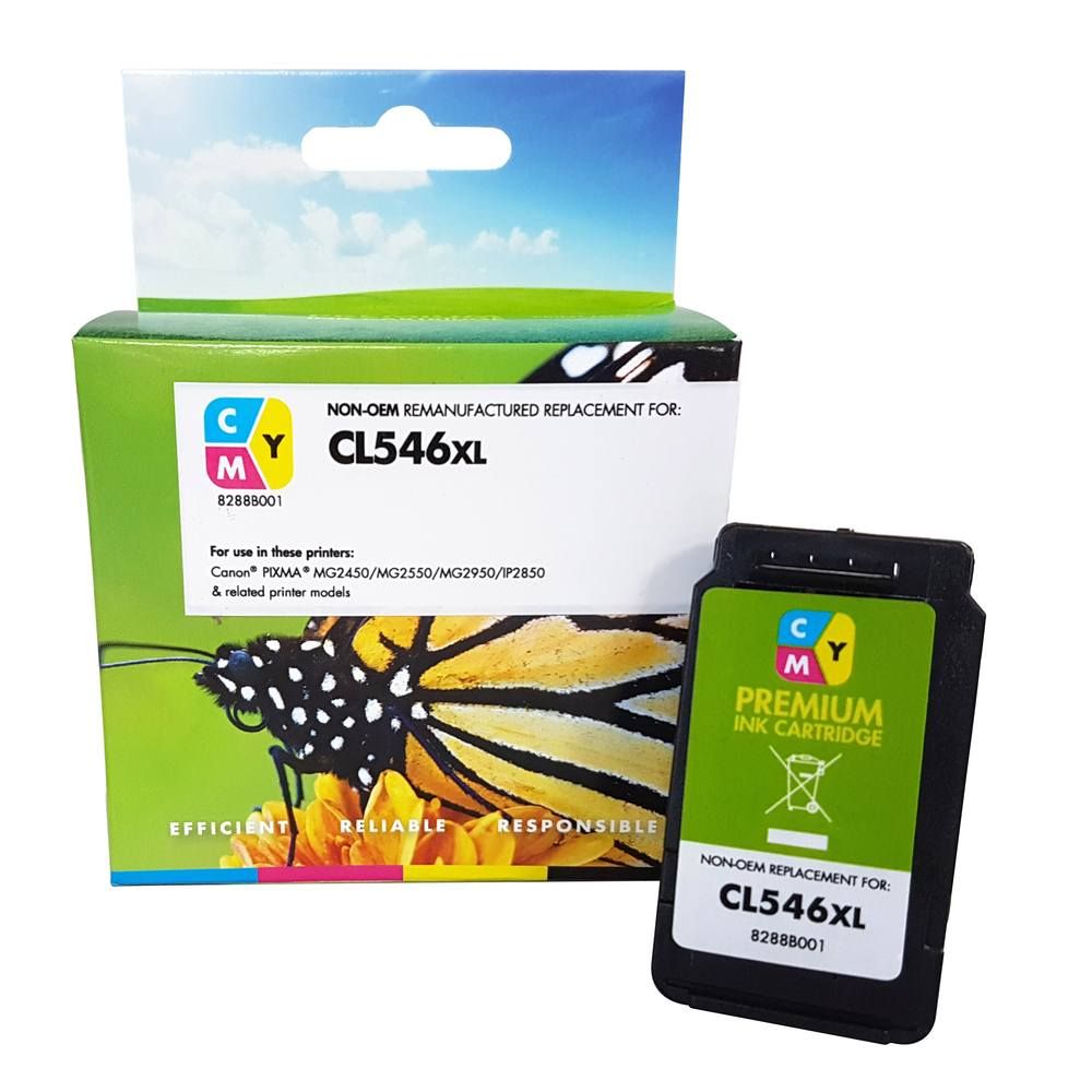 Refilled Canon CL546XL Colour Ink Cartridge