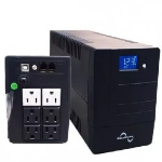 DataShield KS-1000PRO/LCD sistema de alimentación ininterrumpida (UPS) Línea interactiva 1 kVA 600 W 8 salidas AC