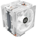 Cooler Master Hyper 212 LED Turbo White Edition Processor Air cooler 12 cm Silver, White