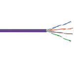 Videk 4 Pair Cat6 Solid UTP Eca LSZH Purple 305m