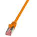 LogiLink 1.5m Cat.6 S/FTP networking cable Orange Cat6 S/FTP (S-STP)