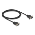 DeLOCK 88218 seriële kabel Zwart 2 m RS-232