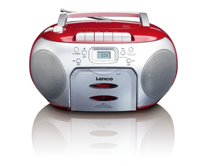 Lenco SCD-420 Portable CD player Black, Red
