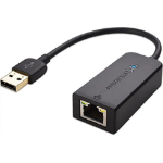 Crestron ADPT-USB-ENET cable gender changer USB-A RJ-45 Black