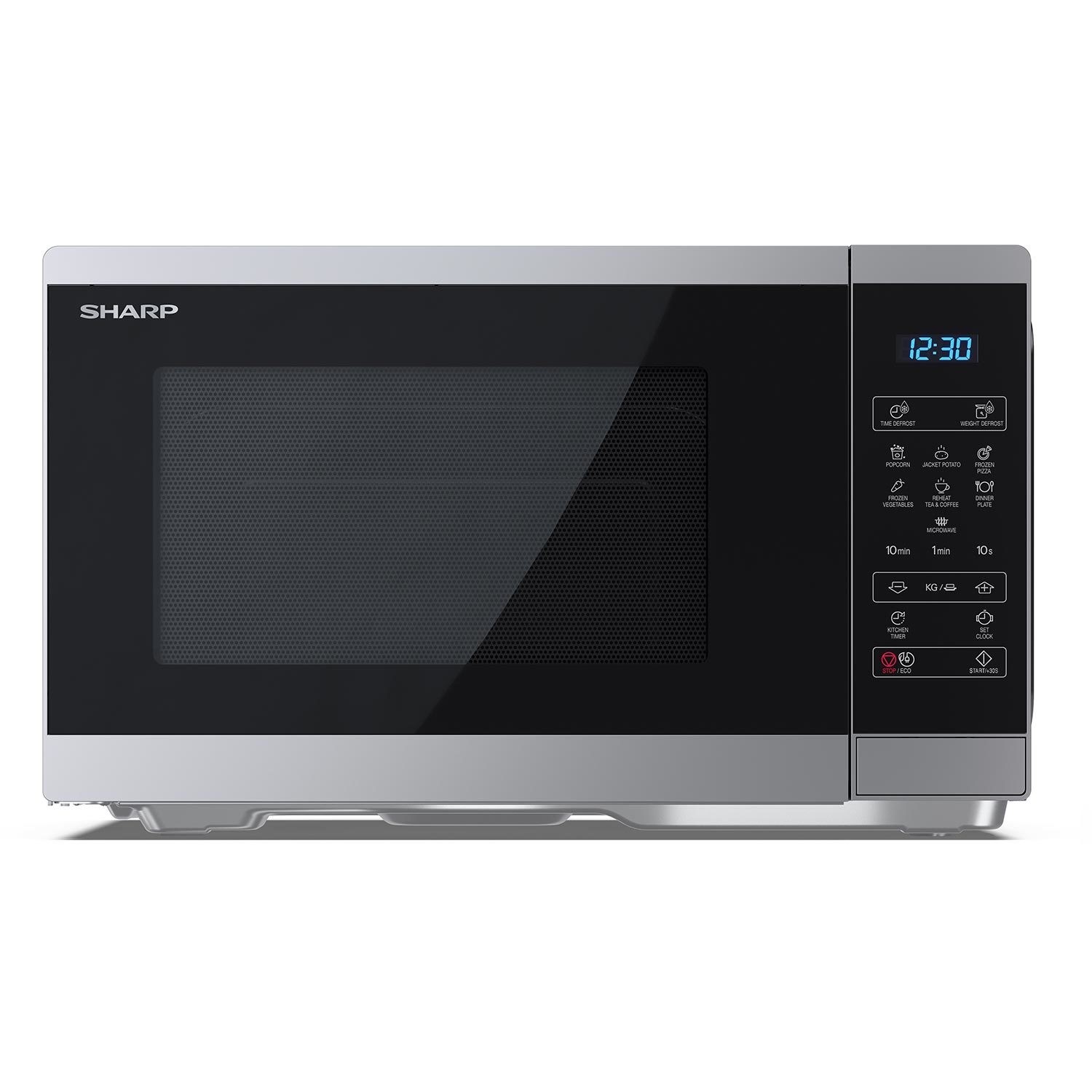 Photos - Other for Computer Sharp YCMS252AUS 25L 900W Digital Solo Microwave - Silver YC-MS252AU-S 