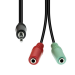 ProXtend 4-Pin o 2x 3-Pin Cle M-F