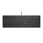 Contour Design Active Key Contour ClassicClean Medical Keyboard Removable Cover Full-Size Wired Black DE C8100