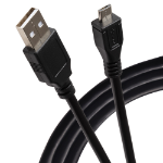 Maplin USB-A to Micro USB-B Male Cable - Black - 5m