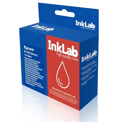 E1291 INKLAB 1291 Epson Compatible Black Replacement Ink