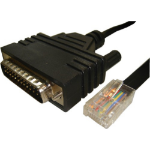 Cisco CAB-CONAUX= serial cable Black 1.8 m DB25 RJ-45