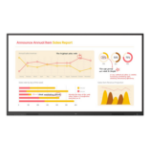 LG 75TR3BQ-B interactive whiteboard 75" 3840 x 2160 pixels Touchscreen Black