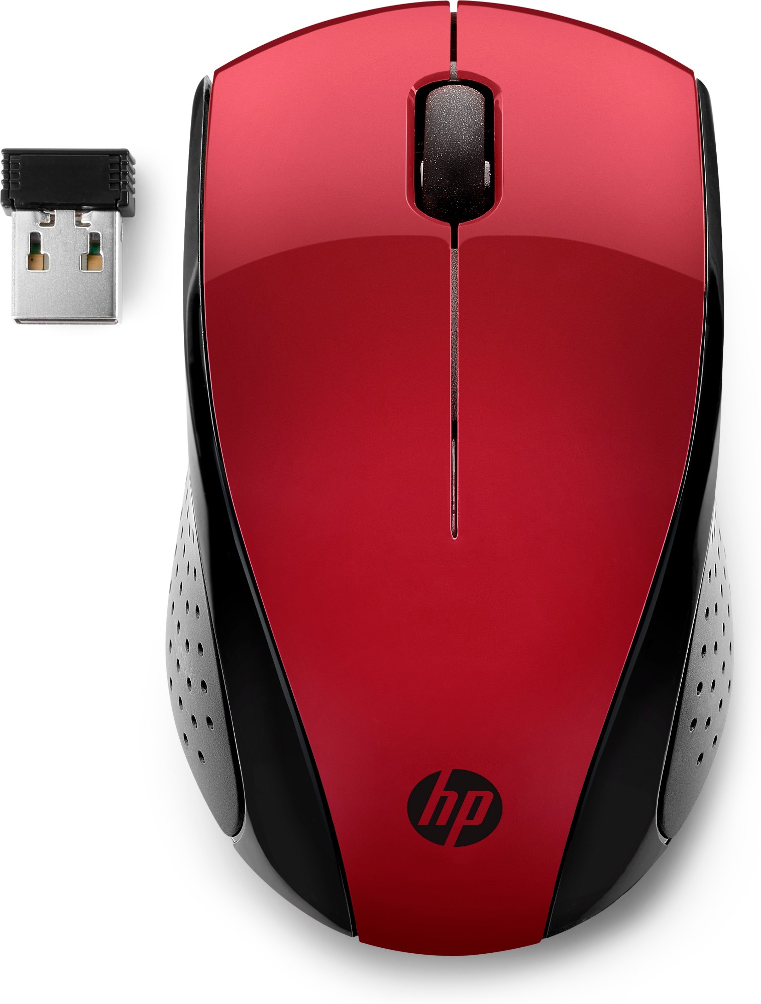 Photos - Mouse HP Wireless  220  7KX10AA (Sunset Red)