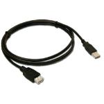 QVS 3ft. USB 2.0 A m/f USB cable 35.8" (0.91 m) USB A Black