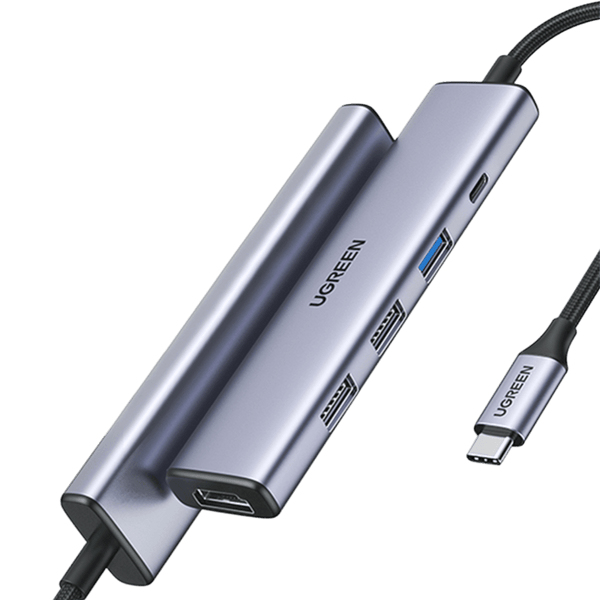 Ugreen Grey 15495 Laptop Dock/Port Replicator Wired Usb 3.2 Gen 1 (3.1 Gen