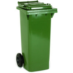 VFM REFUSE CONTAINER 80L 2 WHLD GRN 331