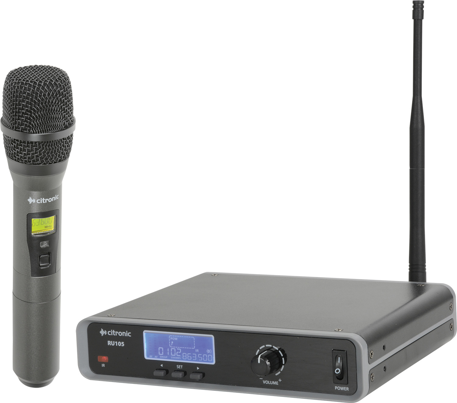 Citronic 171.972UK microphone Black Radio microphone