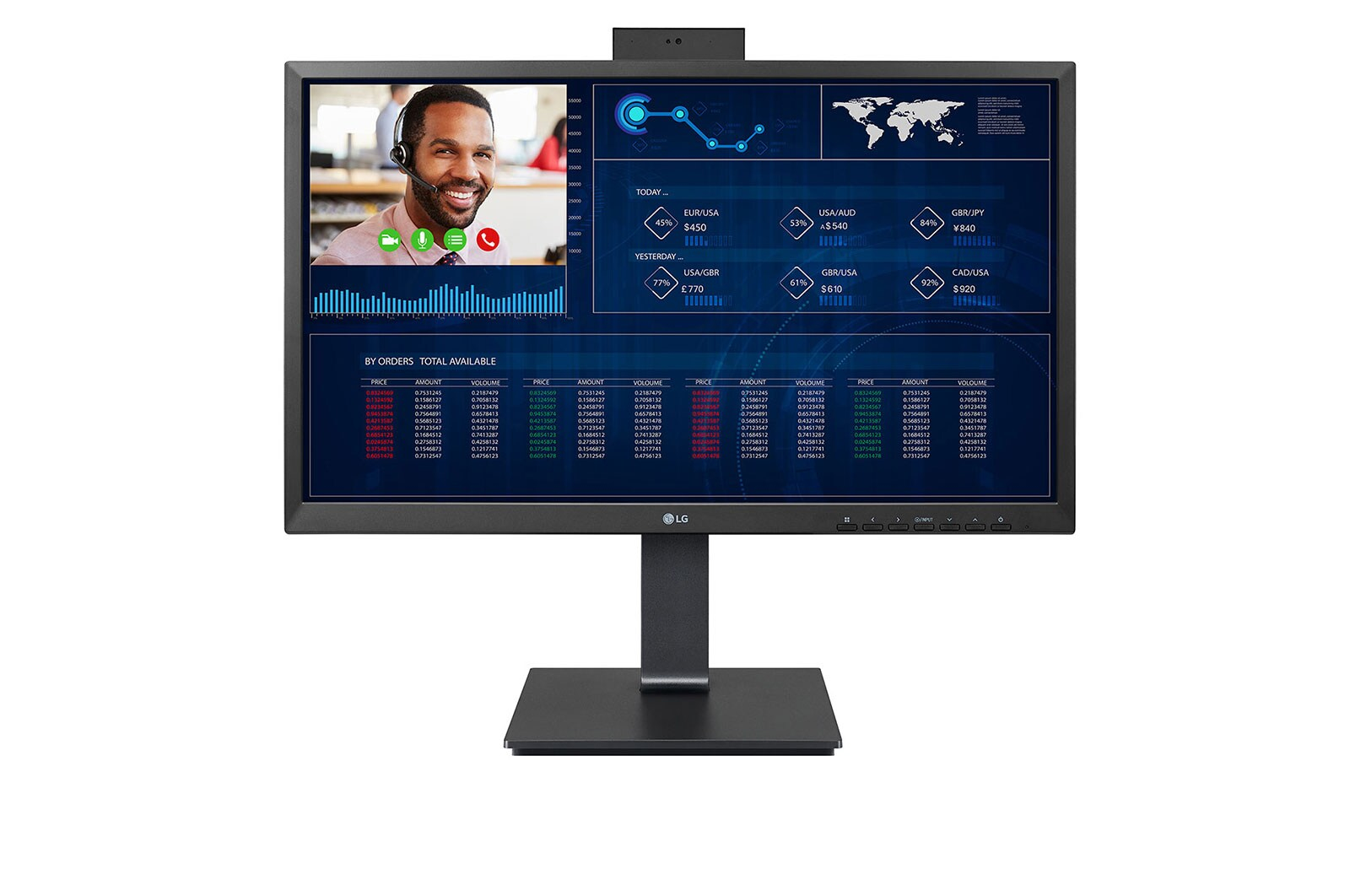 LG 24CQ651W-BP All-in-One PC/workstation Intel® Pentium® N6005 60.5 cm (23.8") 1920 x 1080 pixels 8 GB DDR4-SDRAM 256 GB SSD Windows 10 IoT Enterprise Wi-Fi 6 (802.11ax) Black