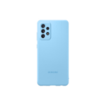 Samsung A72 Silicone Cover Blue mobile phone case 17 cm (6.7")