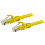 StarTech.com 7.5m CAT6 Ethernet Cable - Yellow CAT 6 Gigabit Ethernet Wire -650MHz 100W PoE RJ45 UTP Network/Patch Cord Snagless w/Strain Relief Fluke Tested/Wiring is UL Certified/TIA