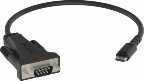 Vision TC-USBCSER/BL serial cable Black RS-232 USB-C