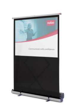 Nobo Floor Standing Portable Projector Screen 1190x900mm