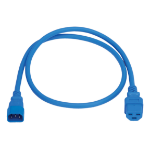 Eaton P037-004-ABL power cable Blue 47.2" (1.2 m) IEC C14 C21 coupler