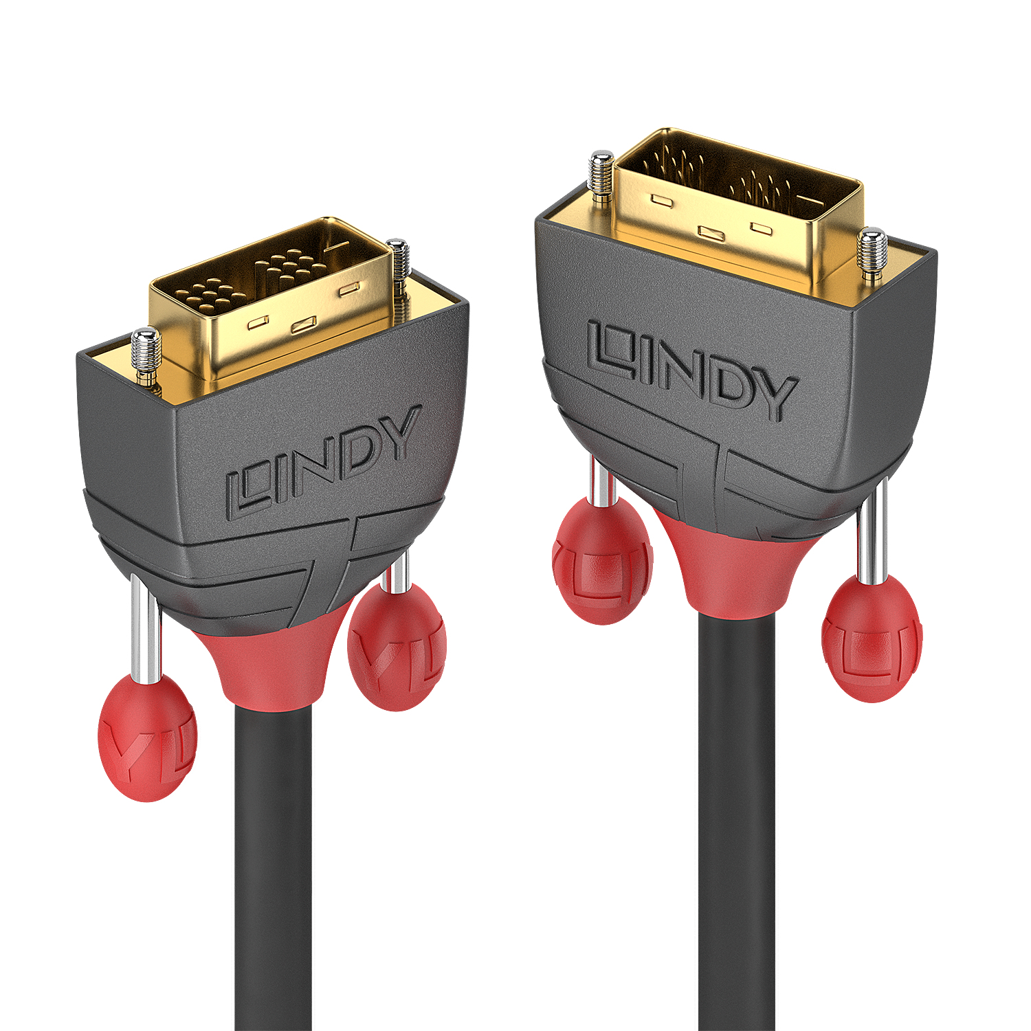 Image of Lindy 25m DVI-D Single Link Cable, Anthra Line